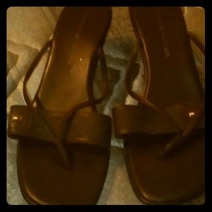 Tommy hilfiger  brow sandal hells size 8